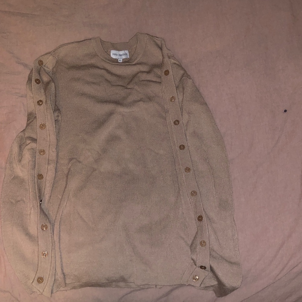 Ribbed knit sweater